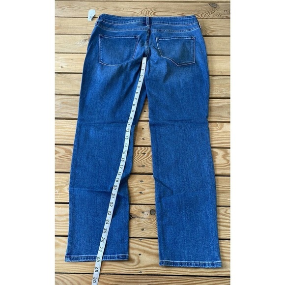 NWT Old Navy Women’s Blue Mid Rise Power Slim Jeans Size 12 Short - Picture 7 of 9